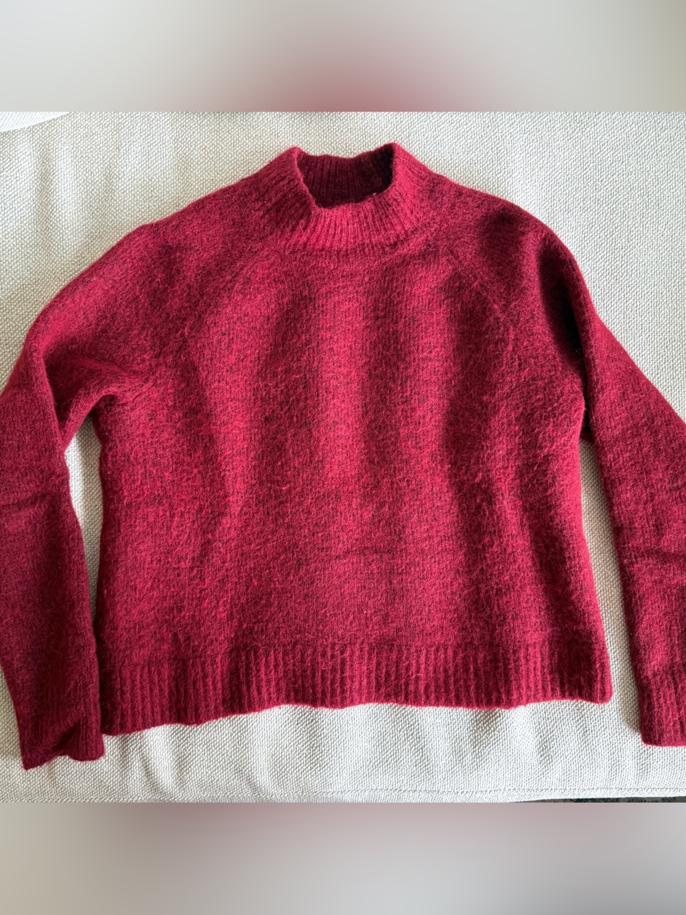 Banana Republic Women's Red Turtleneck Sweater